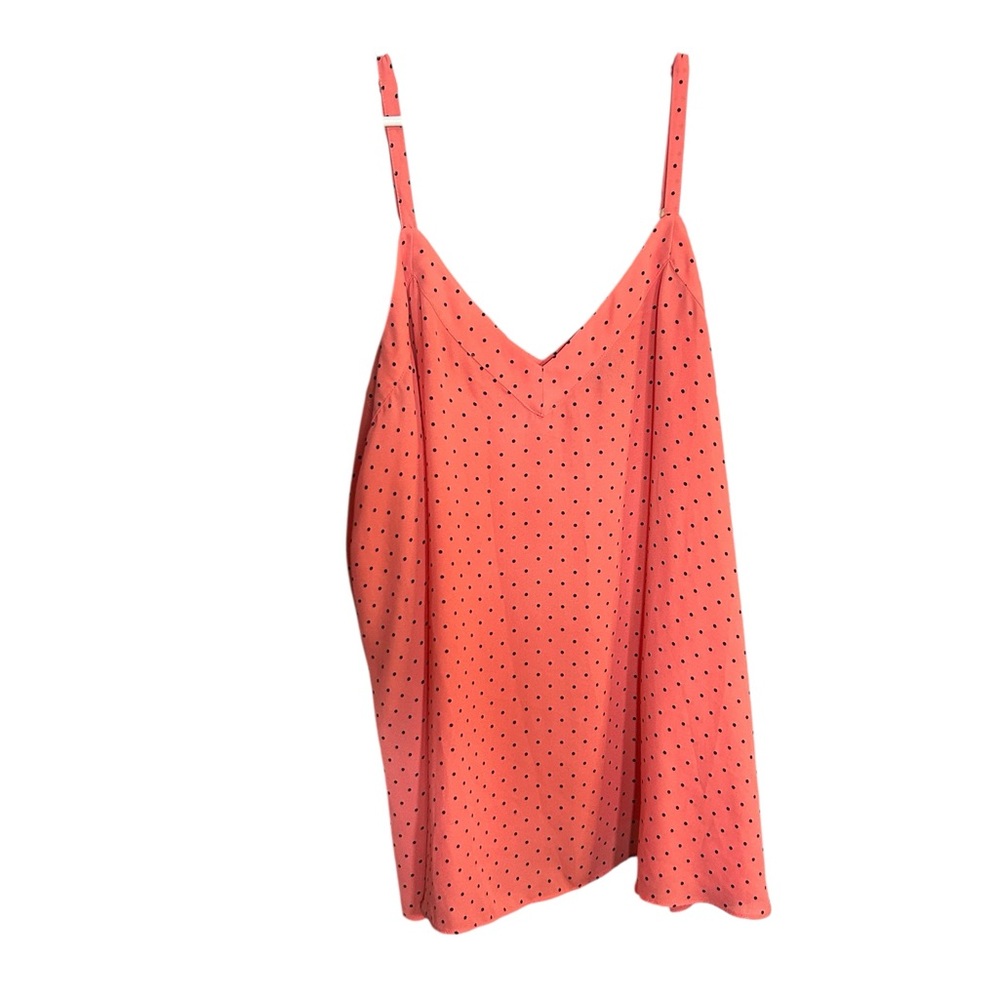 Torrid Coral Polka Dot Cami Top